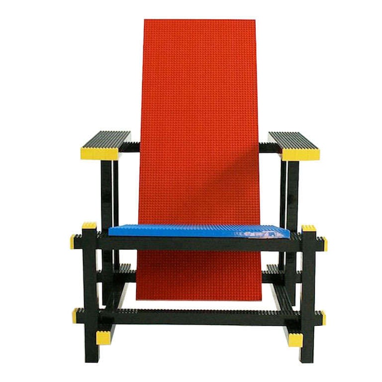 Droog Design Red And Blue Lego Chair For At 1stdibs