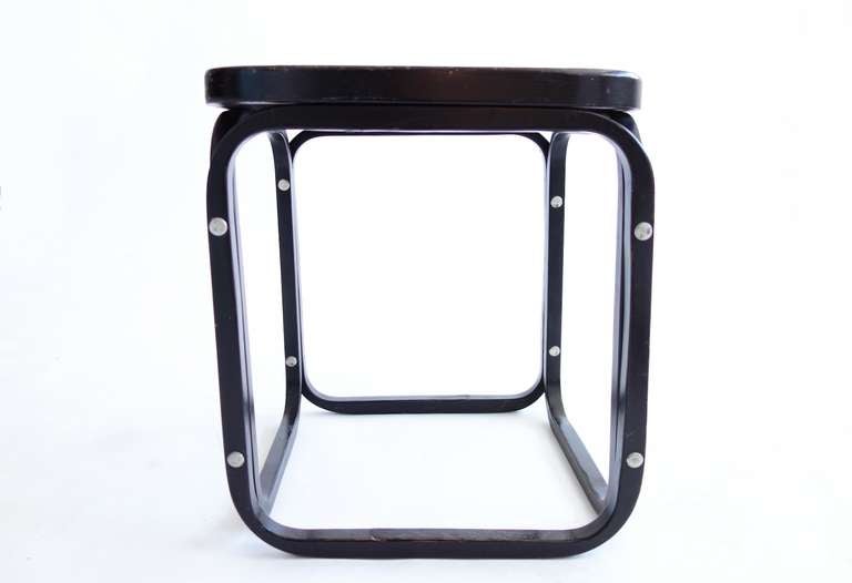 Rare and Important Otto Wagner Stool In Excellent Condition In Chicago, IL
