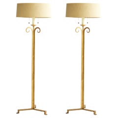 Vintage Pair of Maison Ramsay Floor Lamps