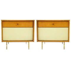 Milo Baughman Pair of Nightstands