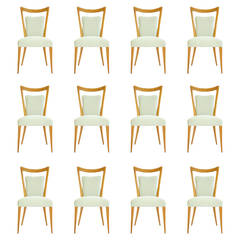 Melchiorre Bega Set of Twelve Dining Chairs