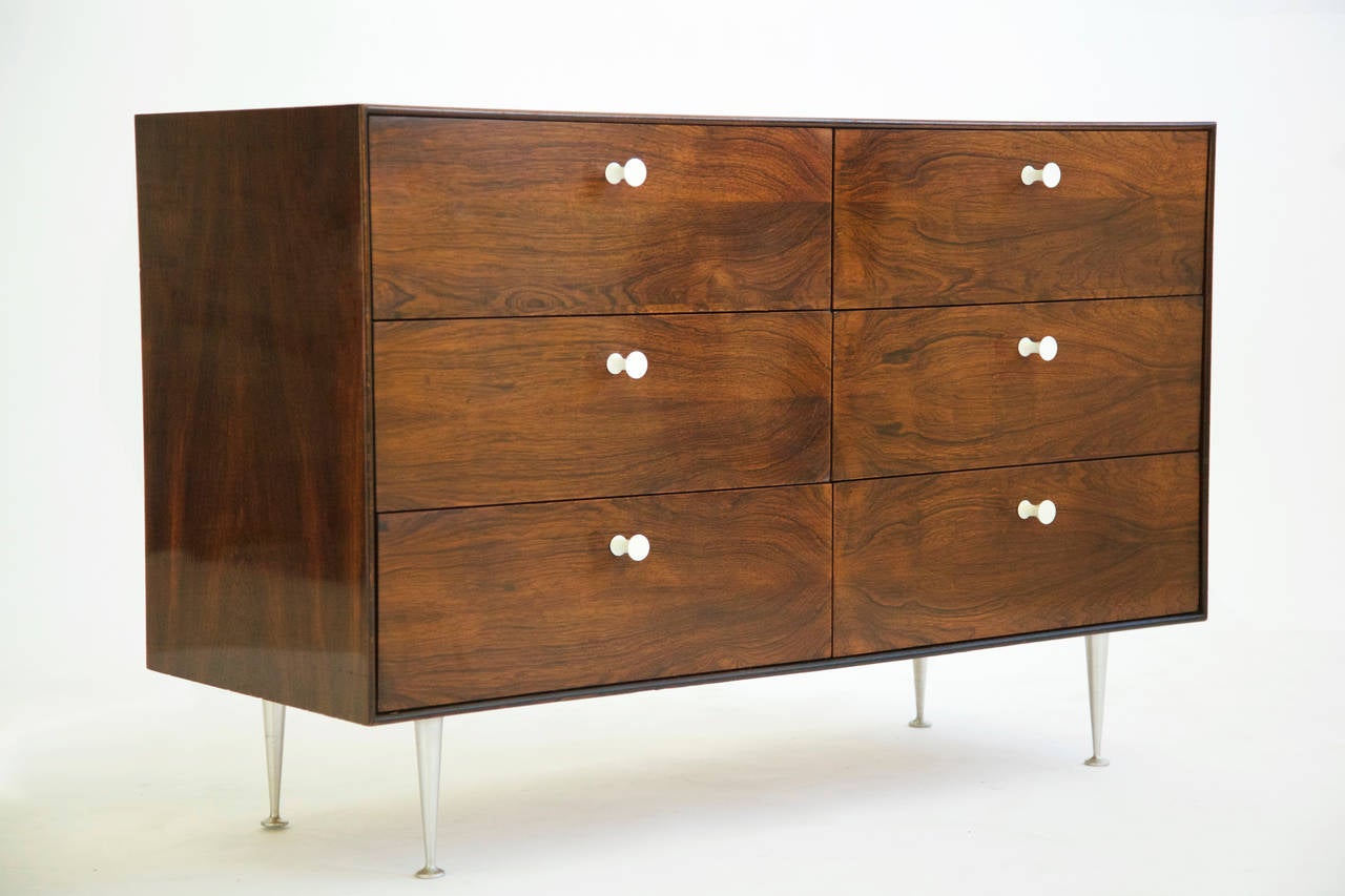 Mid-Century Modern George Nelson Thin Edge Rosewood Dresser