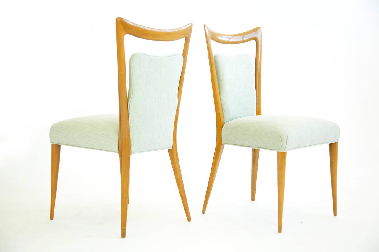 Mid-Century Modern Melchiorre Bega Set of Twelve Dining Chairs