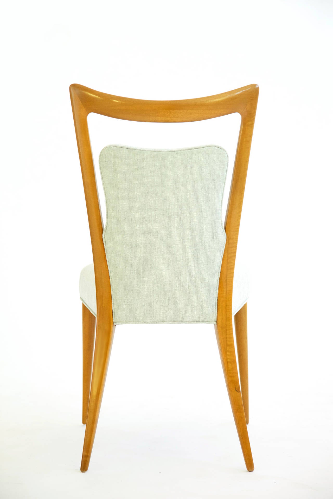 Italian Melchiorre Bega Set of Twelve Dining Chairs