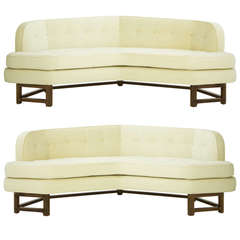 Pair of Edward Wormley Wide V Sofas
