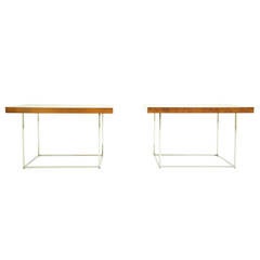 Vintage Milo Baughman Sofa Tables
