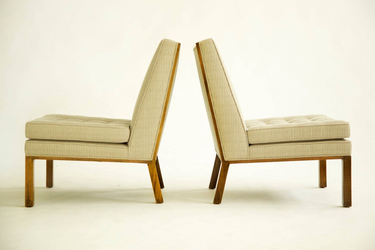 Mid-Century Modern Harvey Probber Pair of Lounge Chairs