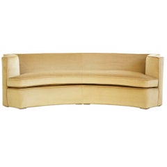 Harvey Probber Scroll Arm Sofa