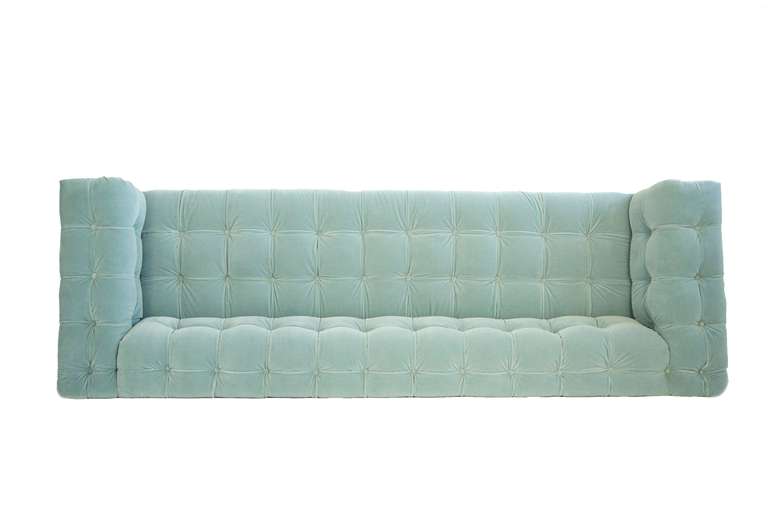 Edward Wormley Tufted Chesterfield Pair 4