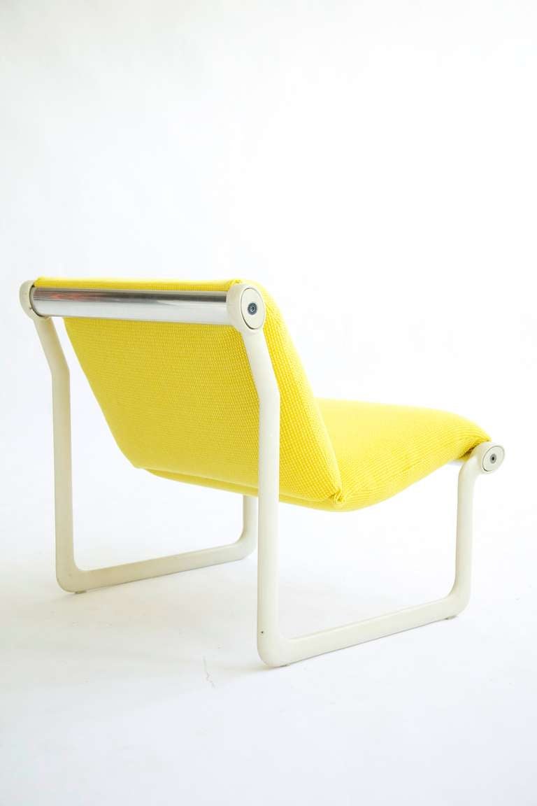 Aluminum Hannah Morrison Sling Lounge Chairs