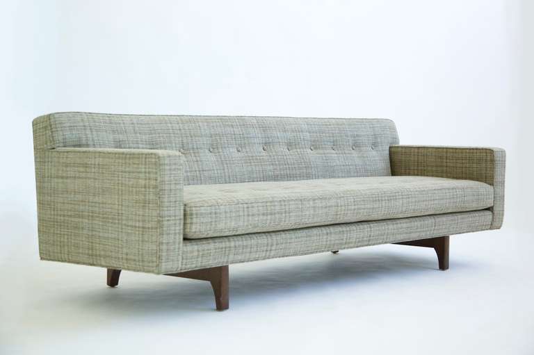 Mid-Century Modern Edward Wormley Bracket Back Sofa