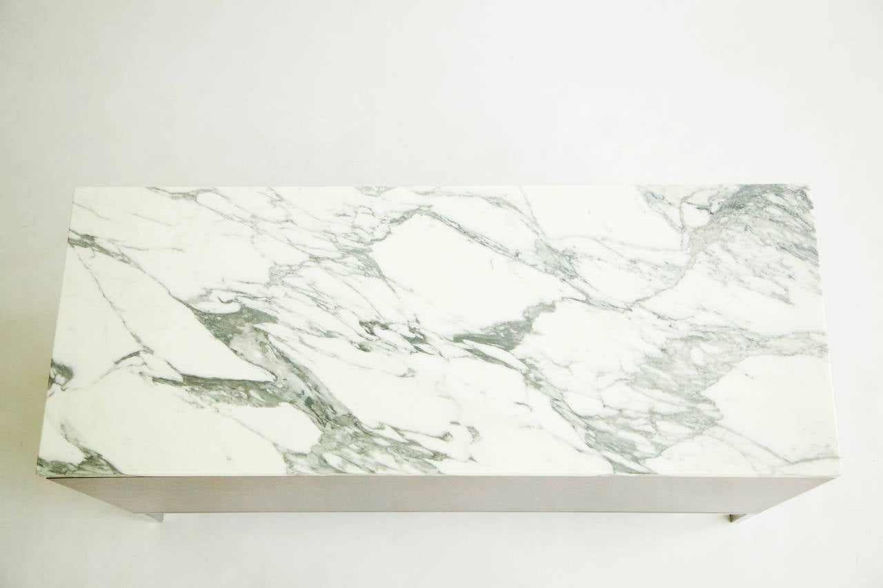 Florence Knoll Credenza Custom Marble Top 2