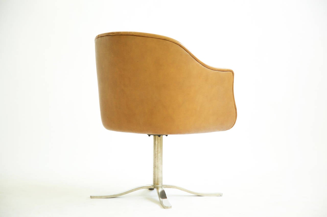 20th Century Nico Zographos Low Back Bucket Chair