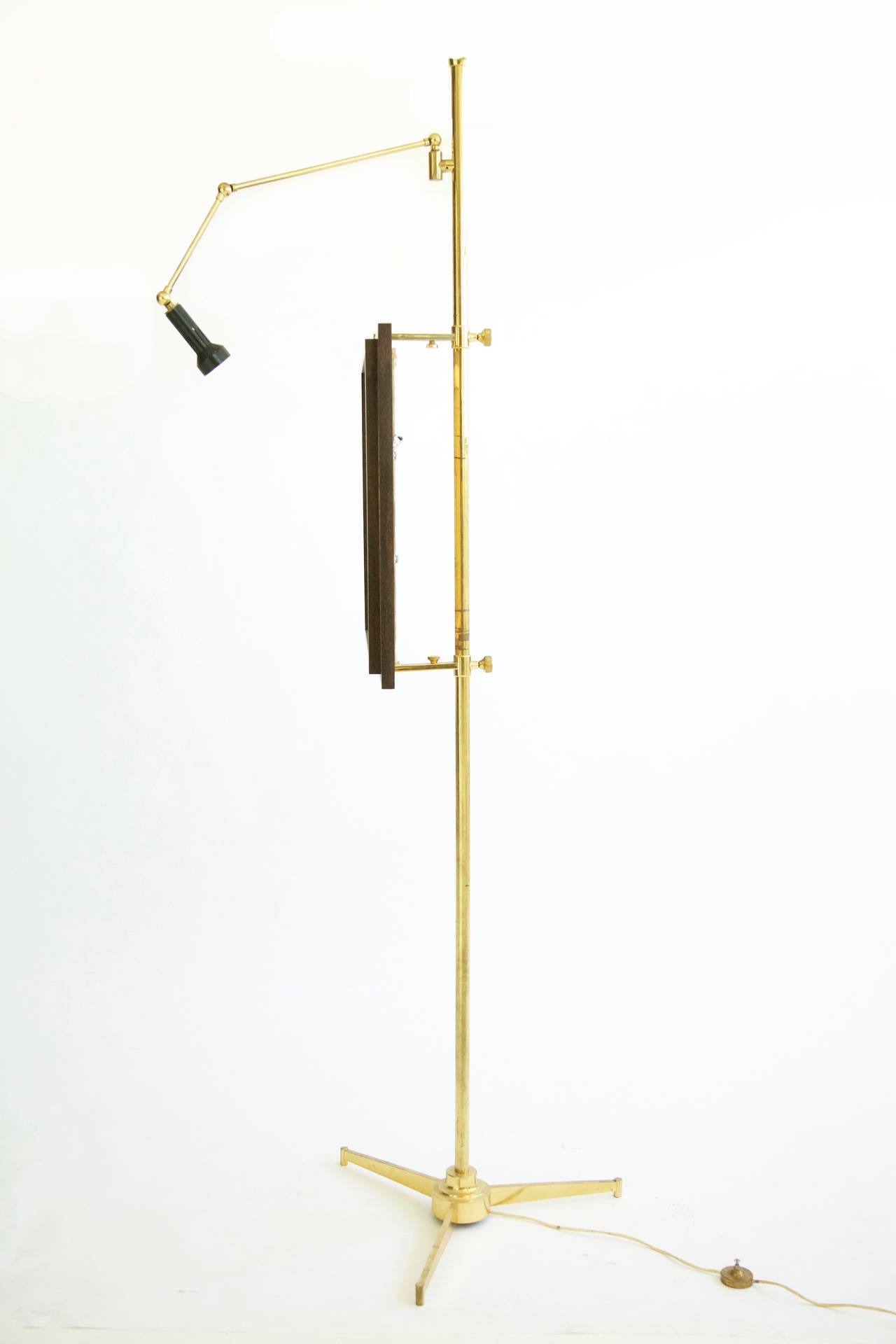 Italian Arredoluce Easel with Lamp