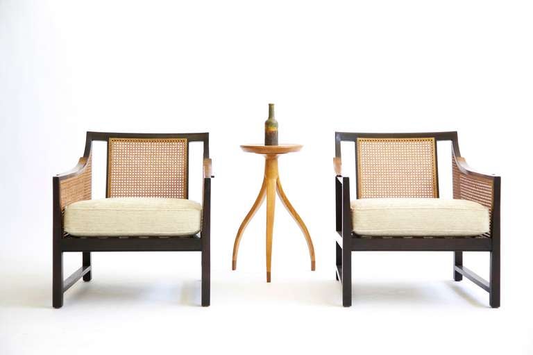 American Pair of Lounge Chairs Edward Wormley