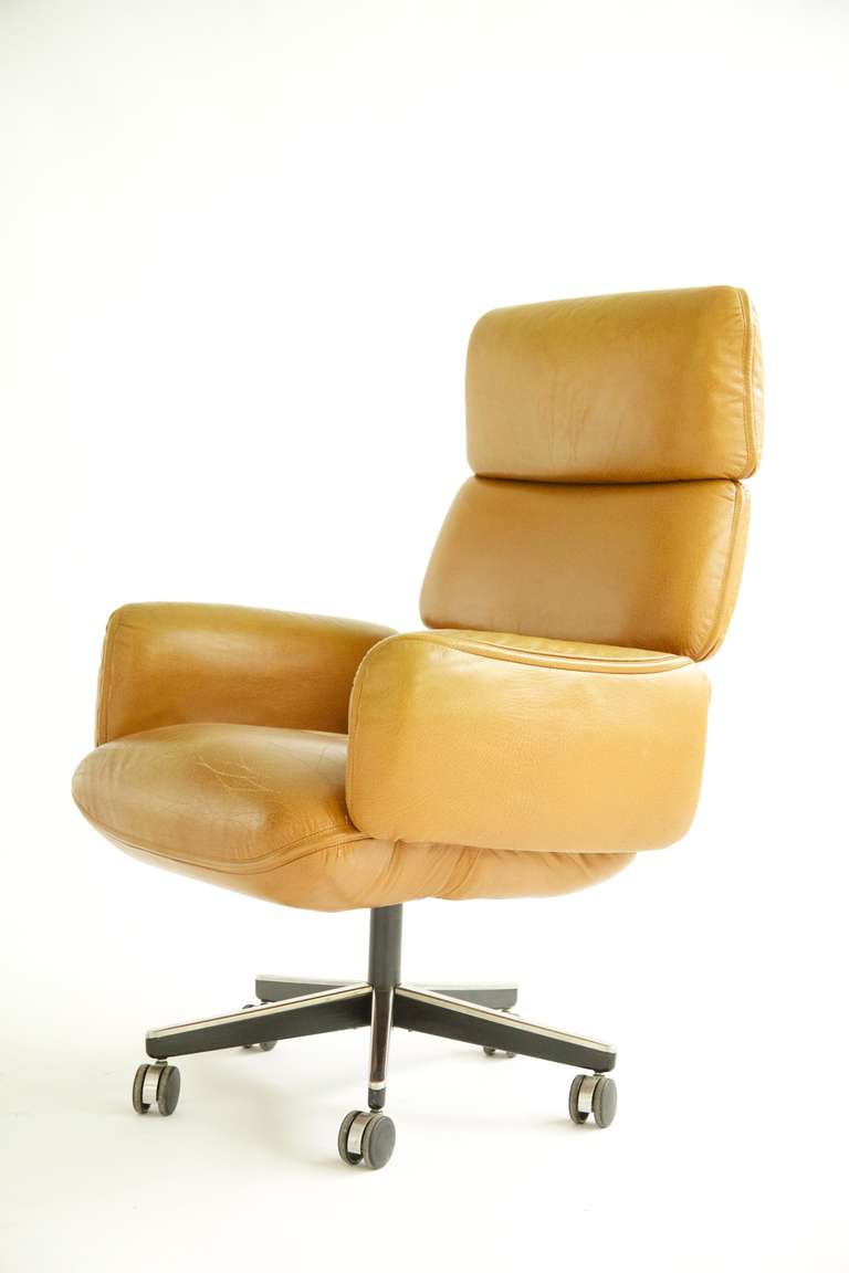 Mid-Century Modern Otto Zapf Executive Desk Chair