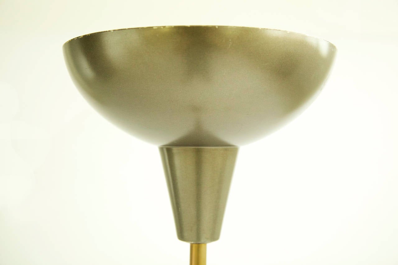 Caccia Dominioni, LTE one floor lamp for Azucena,
enameled aluminum and brass.