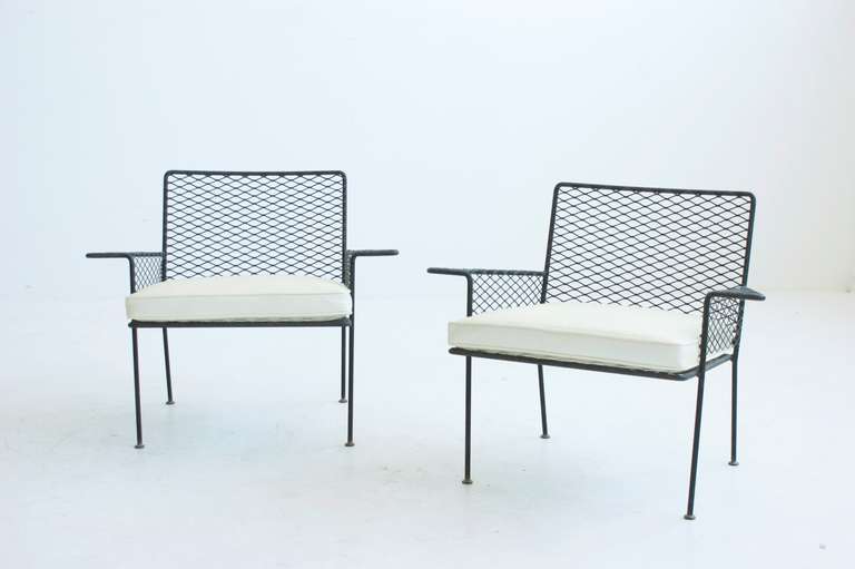 Mid-Century Modern Pair of Van Keppel-Green Outdoor Club Chairs