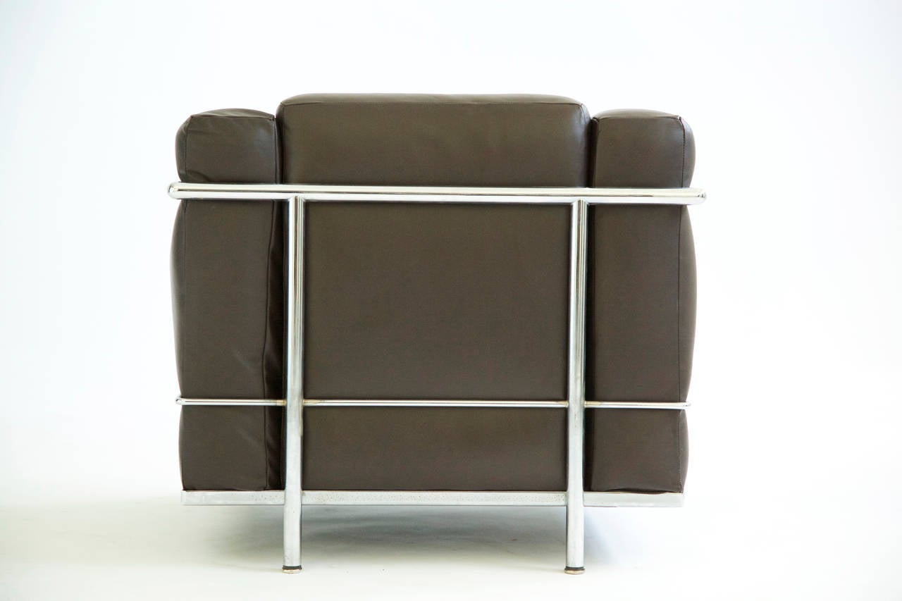 Bauhaus Pair of Le Corbusier Lounge Chairs LC2