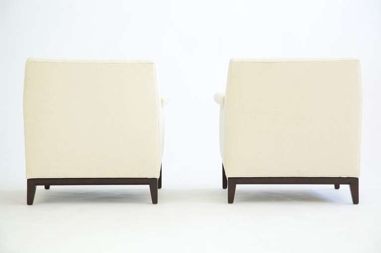 Edward Wormley Lounge Chairs In Excellent Condition In Chicago, IL