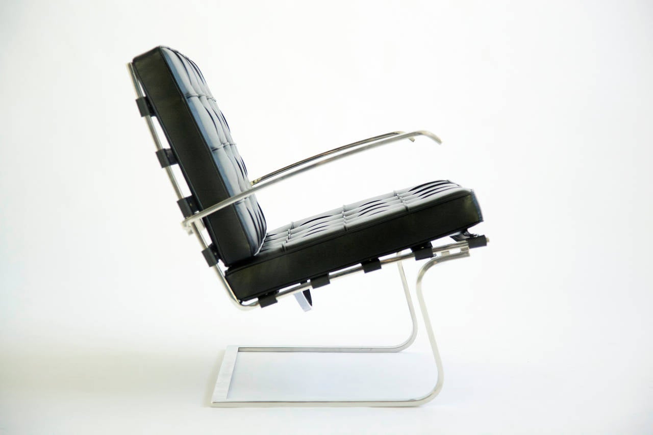 International Style Pair of Mies van der Rohe Tugendhat Chairs