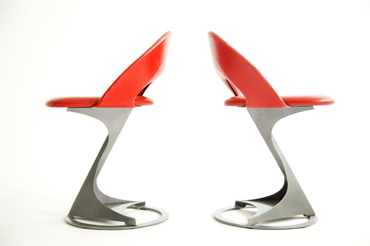 Swiss Santiago Calatrava Dining Chairs, Set of Six