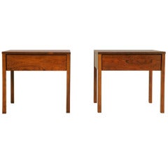 Florence Knoll Rosewood Night Stands