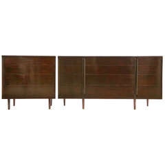 Set of Edward Wormley Dressers 12