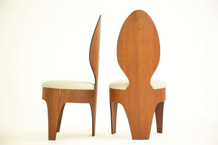 Mid-Century Modern Henry P. Glass Spoon Chairs