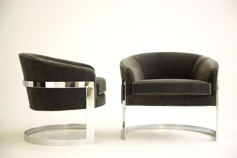 American Milo Baughman Lounge Chairs