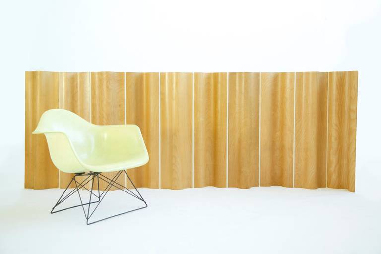 Charles Eames Folding Screen, Ten Panels In Good Condition In Chicago, IL