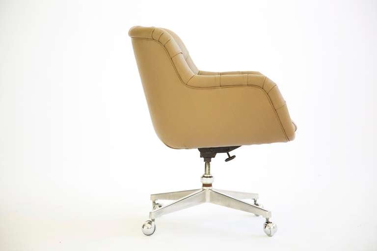 American Edward Wormley Tufted Desk Chair