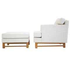 Edward Wormley Lounge Chair and Ottoman