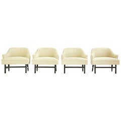 Set of Four Harvey Probber Lounge Chairs