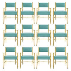 Tommi Parzinger Set of Twelve Dining Chairs