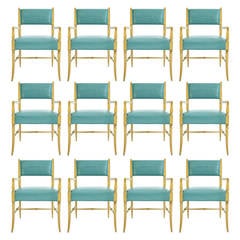 Tommi Parzinger Set of Twelve Dining Chairs