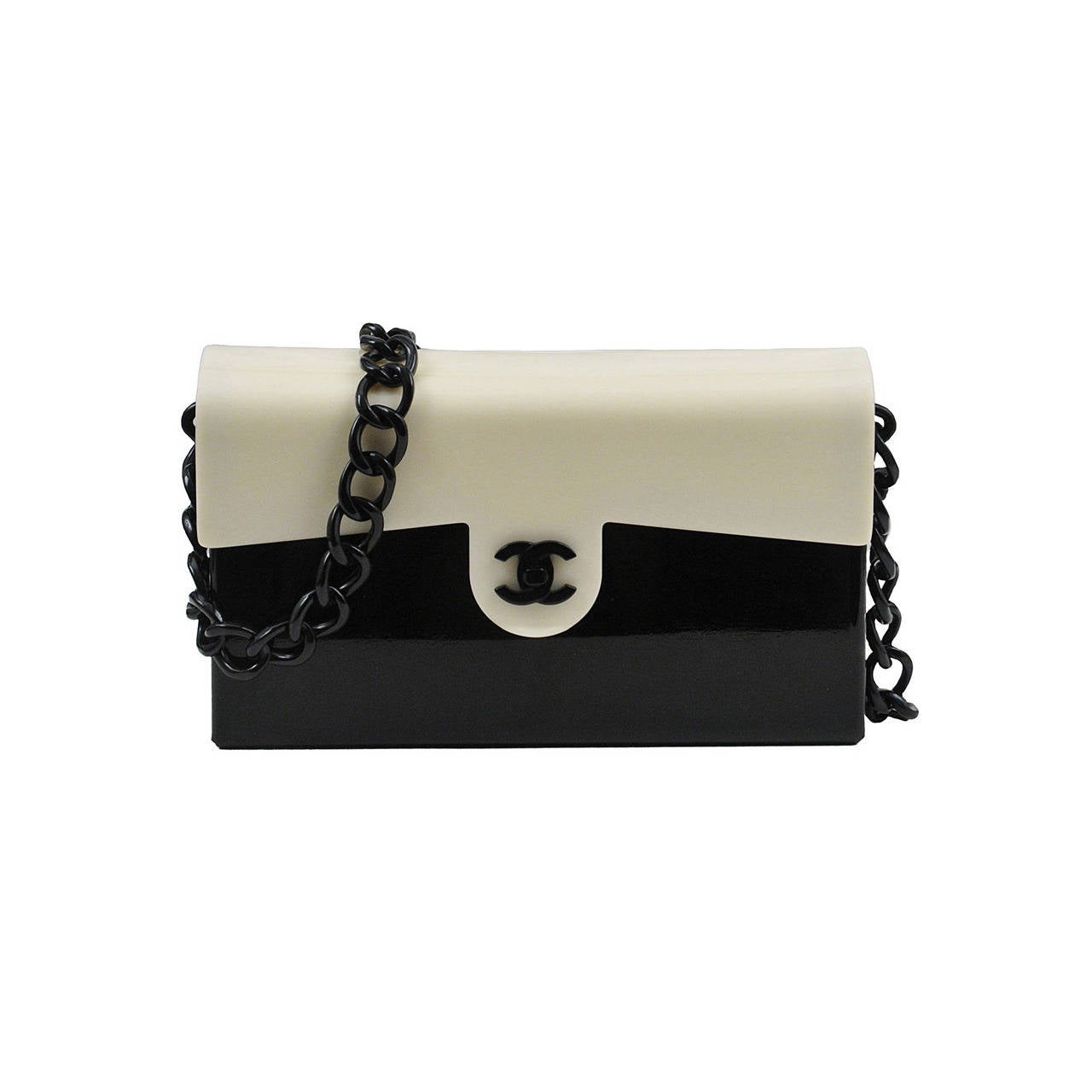 Chanel Monochrome Acrylic Shoulder Bag
