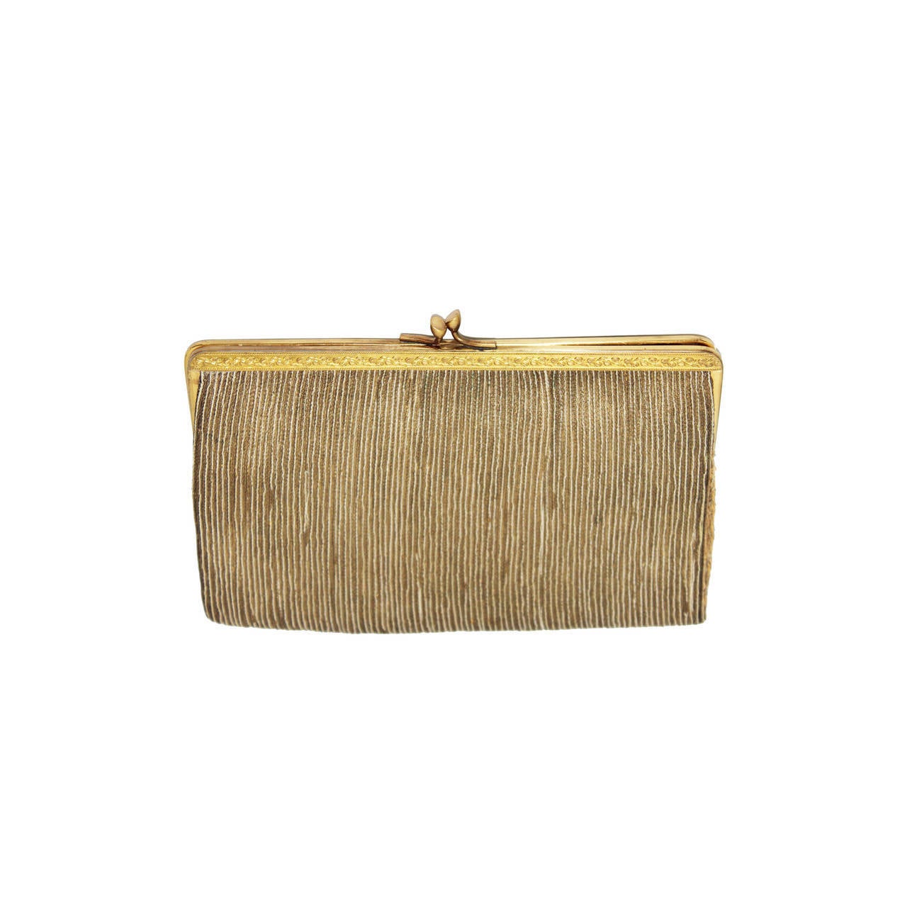 Exceptional Delvaux Glamour Clutch 1960 at 1stdibs