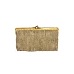Retro Exceptional Delvaux Glamour Clutch 1960