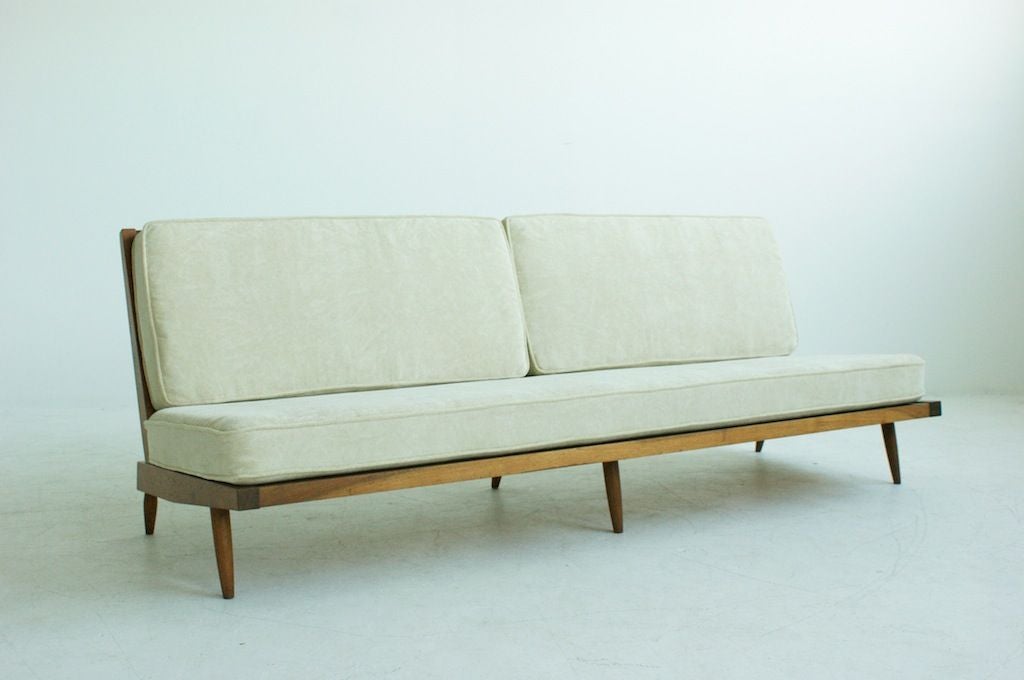 NAKASHIMA STUDIO, Early Cushion Three Seat Sofa.