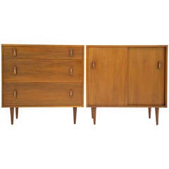 Pair of Milo Baughman Cases