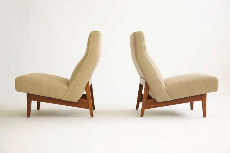American Jess Risom Lounge Chairs Pair
