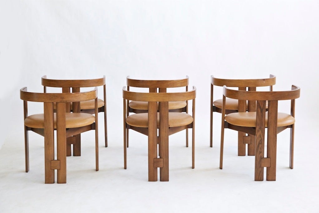 Mid-20th Century Tobia and Afra Scarpa, Dining Chairs