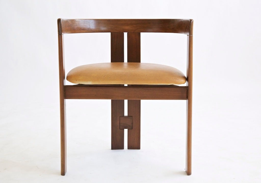 Rosewood Tobia and Afra Scarpa, Dining Chairs
