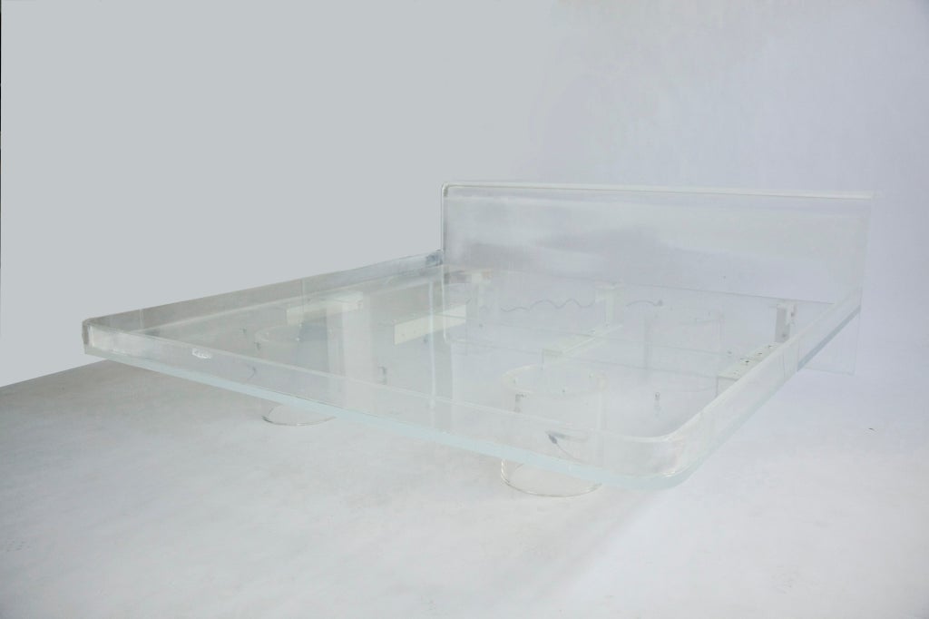 lucite king sized bed at 1stdibs lucite king sized bed at 1stdibs