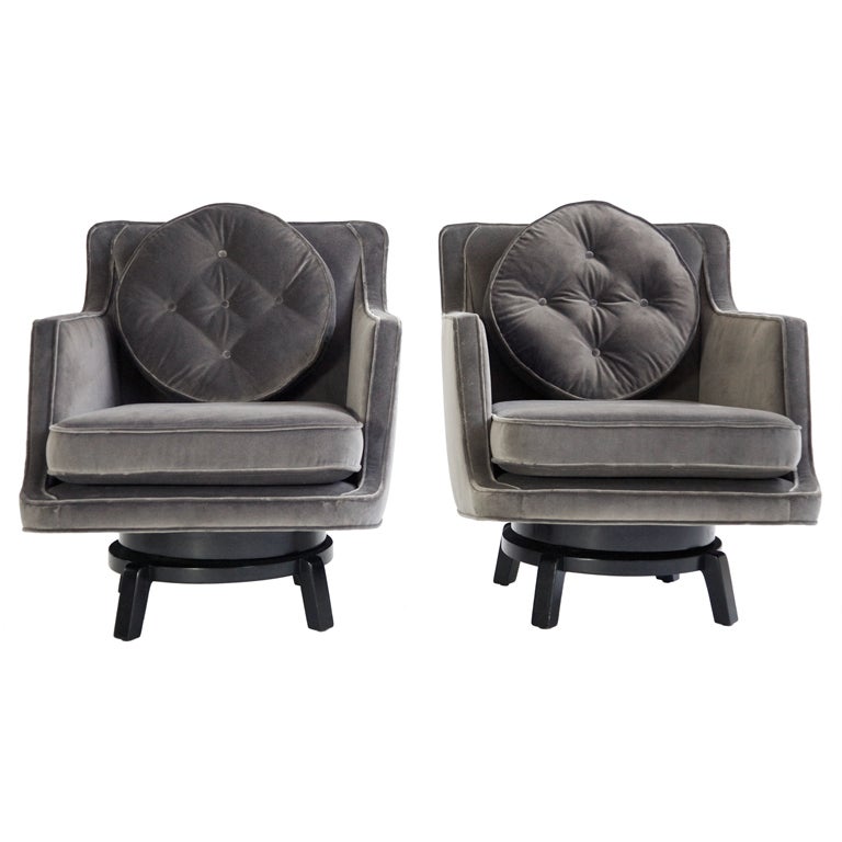 Edward Wormley Swivel Lounges