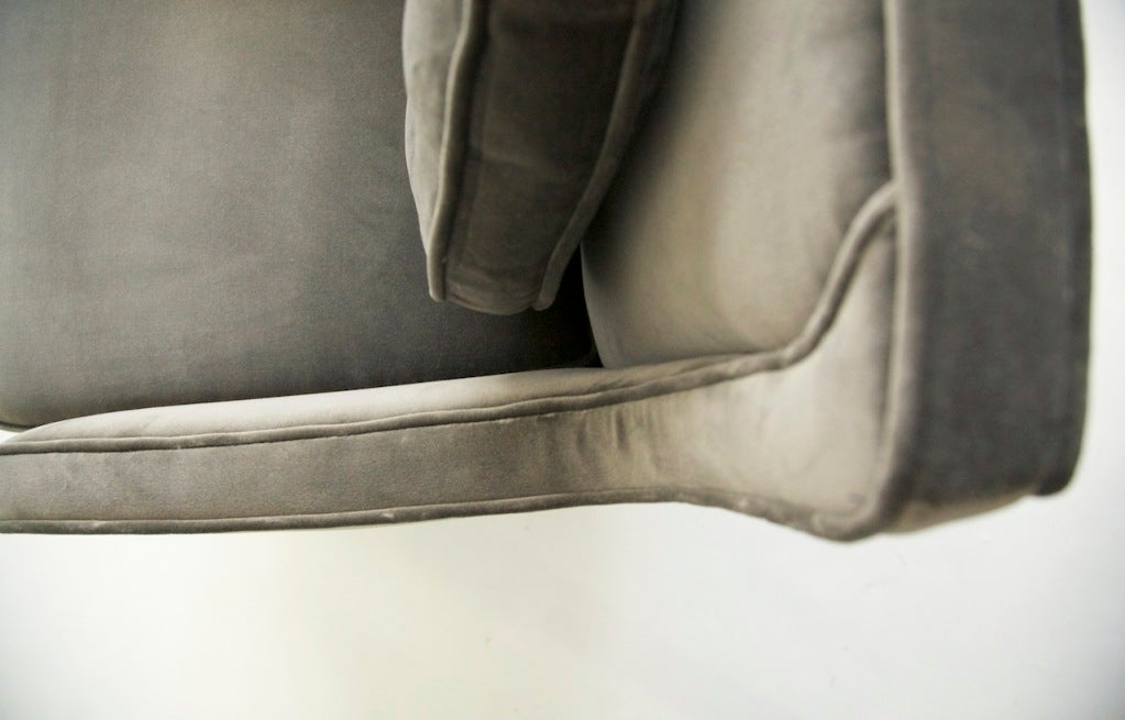 Mahogany Edward Wormley Swivel Lounges