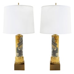 Pair of Fornasetti Style Lamps 12