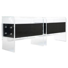 Pair of Lucite Nightstands | End Tables