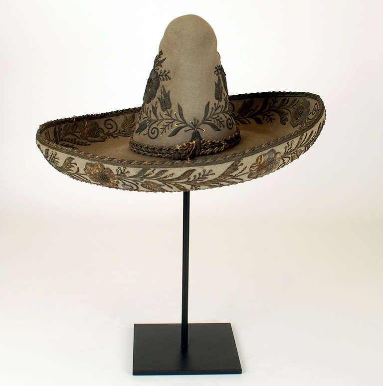 Fancy 19th Century Mexican Sombrero 2